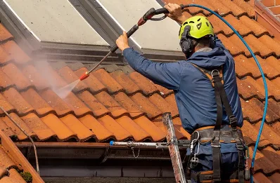 Démoussage et hydrofuge de toiture à Tonquédec